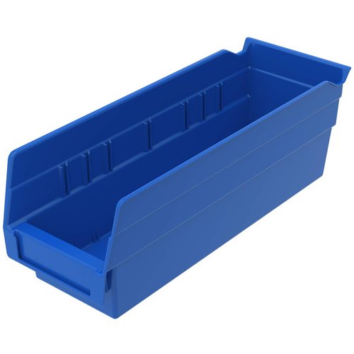 Akro-Mils Plastic Organizer and Storage Bins Bundle (30130 + 30120), Blue