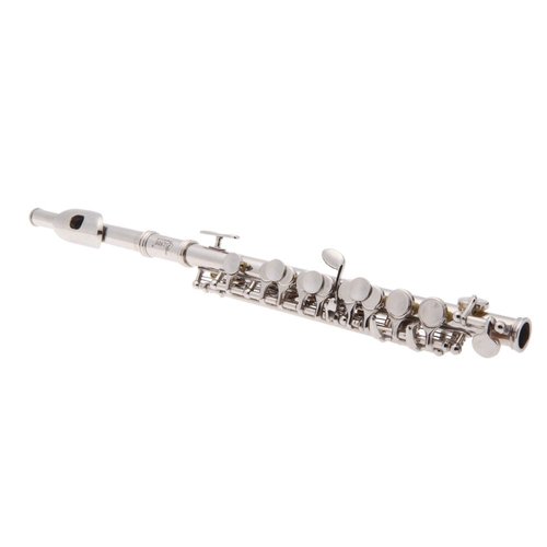 summina Piccolo Ottavino Half-size Flute Silver Plated C Key Cupronickel with purifying Cloth Screwdriver Padded Box