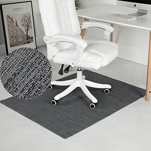 RccugmatS Graphite Texture Office Chair Mat for Hardwood Floor 36 x 48 in, Anti-Slip