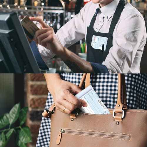 2 Packs Receipt Book with Carbon Copies,Receipt Book for Small Business,2-Part Carbonless,Blue and Yellow Copy,100 Sets per Book