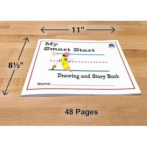 Teacher Created Resources 76519 Smart Start Drawing & Story Book K-1 Journal 8.5-x-11-Inch