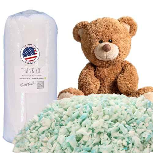 Shredded Memory Foam (5 Pound), Made in USA, 5 LBS Refill, Bean Bag Refill, Stuffing for Couch, Filler for Chair and Pillow, Filling for Cushions.