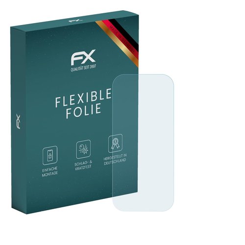 atFoliX Screen Protector compatible with Anker A1695 Powerbank Protector Film, ultra clear and flexible FX Screen Protection Film (2X)