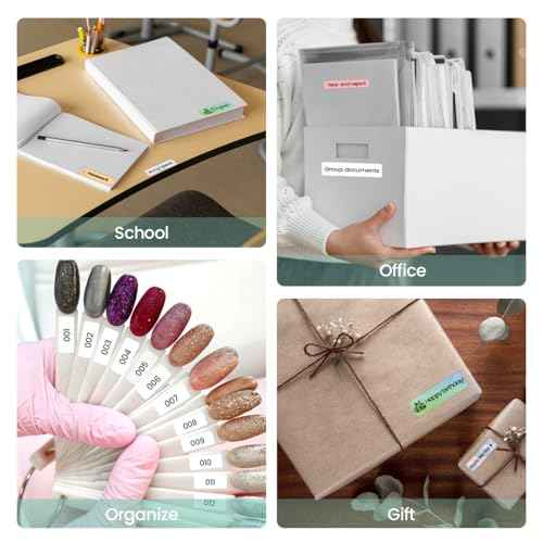 Phomemo Label Maker Machine with Tape, D35 Portable Bluetooth Handheld Label Printer Wireless Mini Labels Maker, Easy to Use with Smartphone Small Sticker Labeler Rechargeable for Home Office organize