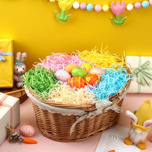 MARFOREVER 100g Colorful Easter Grass Raffia Shredded Paper