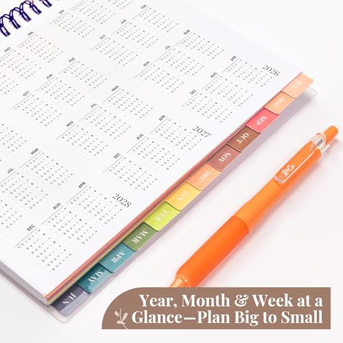 Rileys Academic Planner 2026-2027 School Agenda Blue 8x6in Twin-Wire Notes