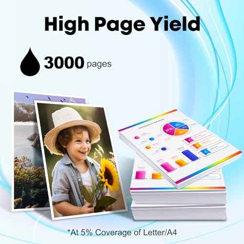 Miss Deer LC3037 Black Ink Cartridges Compatible Replacement for Brother LC3037BK LC3037 LC3037XXL LC3039, Work for Brother MFC-J6945DW MFC-J5845DW XL MFC-J5945DW MFC-J6545DW XL