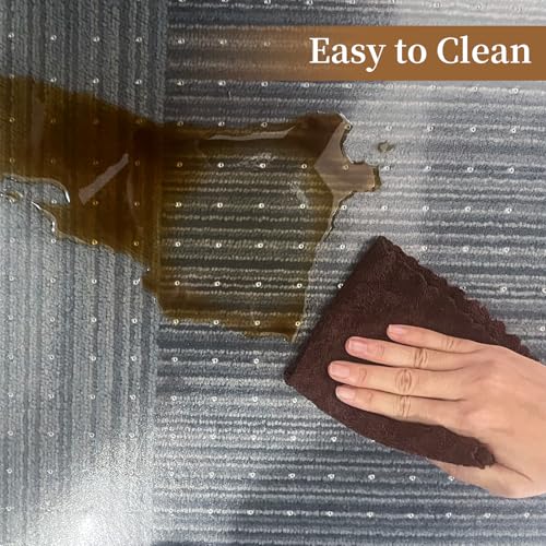 Office Chair Mat for Carpet, 36" X 48" X 0.09" Desk Chair Mat for Carpet Floors, Clear and Thick Rolling Computer Chair Mats with Non-Slip Studded for Home and Office Low Pile Carpets