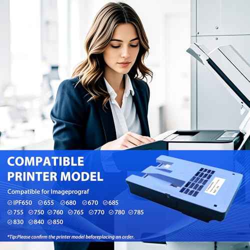 MC-10 Maintenance Cartridge Compatible for Canon imagePROGRAF IPF650 655 680 685 755 750 760 765 780 785 830 840 850 Printer Replacement for 1320B014AA Maintenance Cartridge