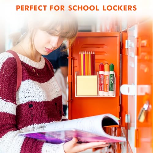 BEYGORM Clear Magnetic Dry Erase Marker Holder with 1 Pack - Anti-Slip Whiteboard & Refrigerator Organizer