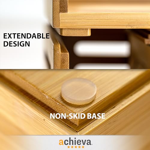 Achieva Bamboo Large Adjustable File Sorter (71002)
