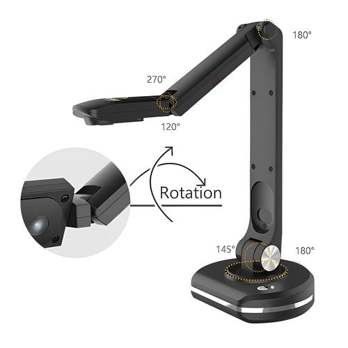 Joy-Using V500S Online Visualizer Teaching 8MP Web Camera Book Document Scanner up to A3 Size