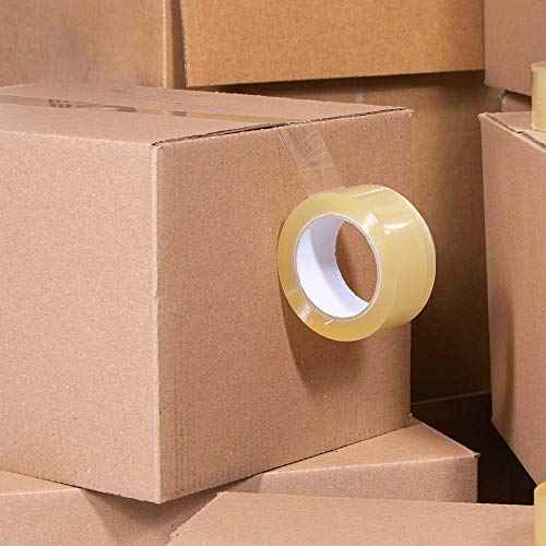 Shoplenty Heavy Duty Clear Packing Tape 2.8 mil, 1.88 x 180 Feet (60 Yards)- Big 36 Rolls (2160 Yards) of Moving/Shipping/Storage Tape Suitable to Refill Dispenser Gun, Durable and Easy to Use