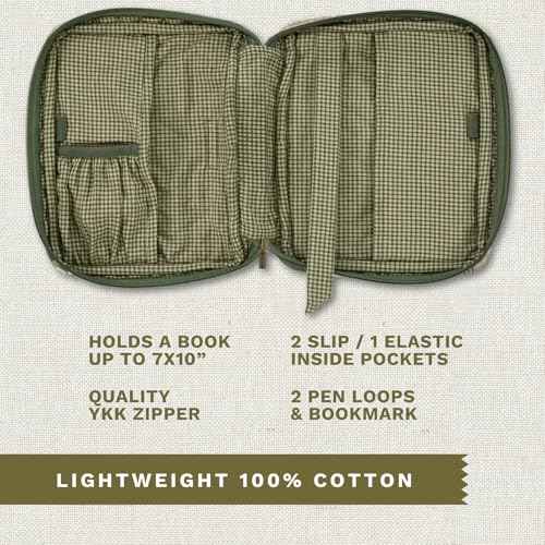 Bella Taylor Quilted Bible Cover for Women - Large Study Bible Case - Heirloom Rose Patchwork