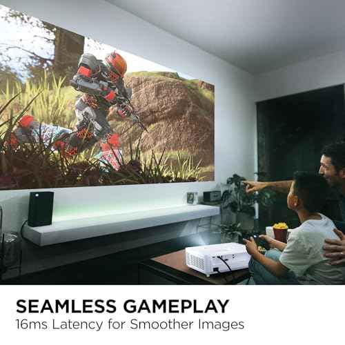ViewSonic PA503HD 4000 Lumens High Brightness Projector with 1.1x Optical Zoom, USB, and HDMI inputs for Home and Office