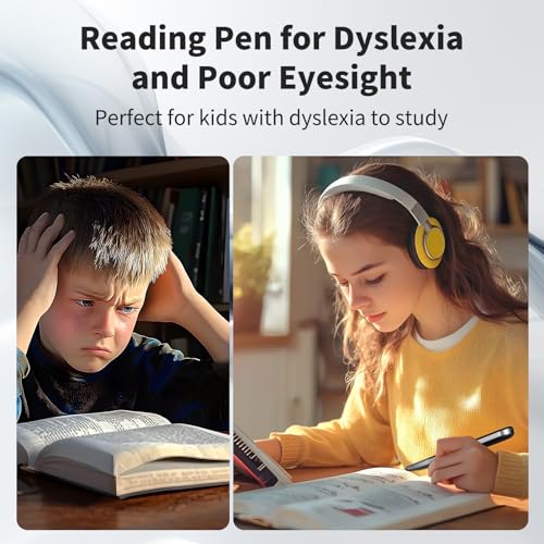 ACODO Silver Gray Translator Pen for Dyslexia & Language Learning - Text to Speech Scanner