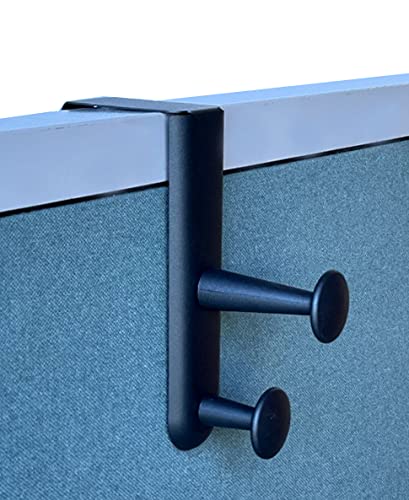 Tetra-Teknica Cubicle Wall Hanger with Double Posts for Office Partitions, 2.5-3 Inches