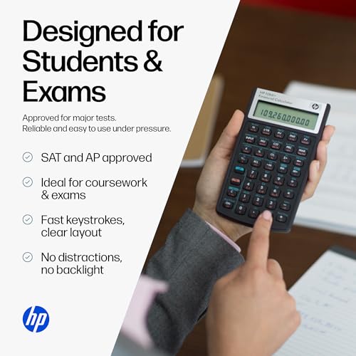HP 10bII+ Financial Calculator Black 2026 Edition with 100+ Functions for Business & Exams