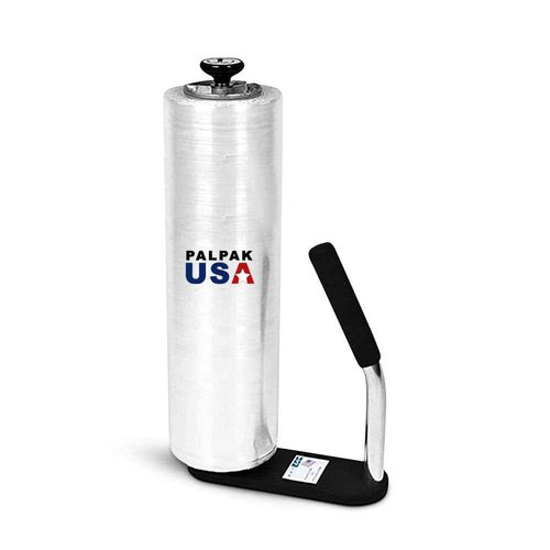 PalPakEXT The Leading Stretch Film Dispenser Extended Length - Holds 16" to 22" Stretch - Great for 20" Film Light Weight Industrial Strength Pallet Wrapper – Tension Knob Adjustment Handle