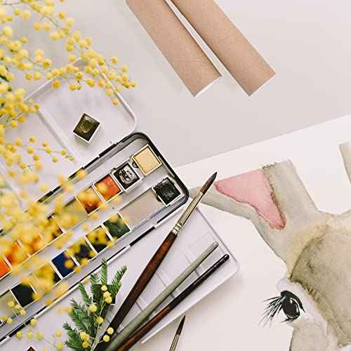 MagicWater Supply Mailing Tube - 2 in x 30 in - Kraft - 6 Pack - for Shipping and Storage of Posters, Arts, Crafts, and Documents