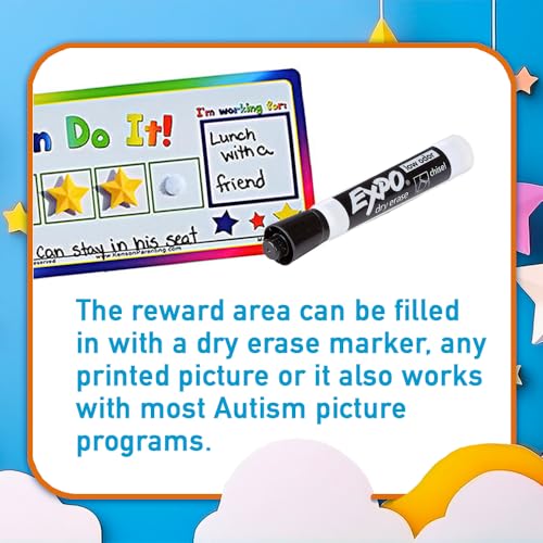 Educational Token Board for Kids with Rewards & Customizable Goals