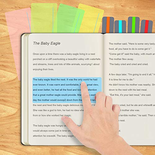 Guided Reading Strips for Dyslexia - 16 Colored Highlight Overlay Rulers