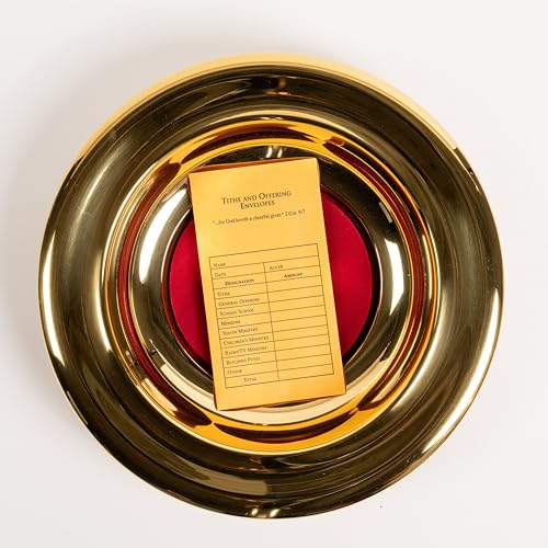 Christian Tithe Offering Envelope with Scripture 2 Corinthians 9:7, Bill-Sized