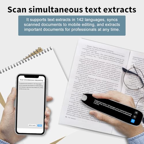 Boeleo 142-Language Translation Pen Scanner with Voice & Photo Translation