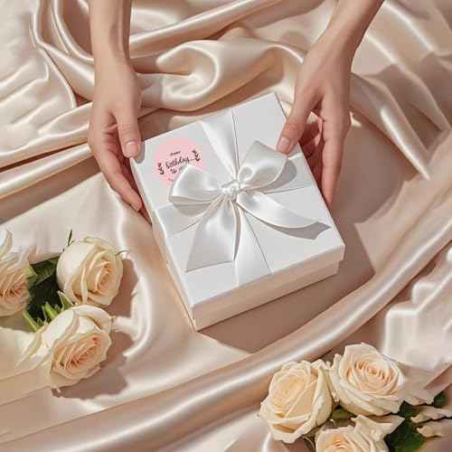 2 inch Round Thermal Label,Pink Circle Thermal Sticker Labels for Business and Home,Direct Thermal Printer Label for DIY Logo Design,Thanks Card,500 Labels/1 Roll