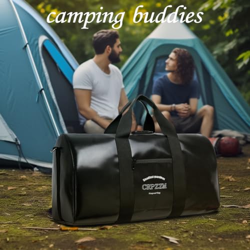 fireproof waterproof travel duffle bag,fireproof bag with lock£¬Waterproof is suitable for indoor storage, travel, camping and other scenarios (black, 17 * 10 * 8.6 inch)
