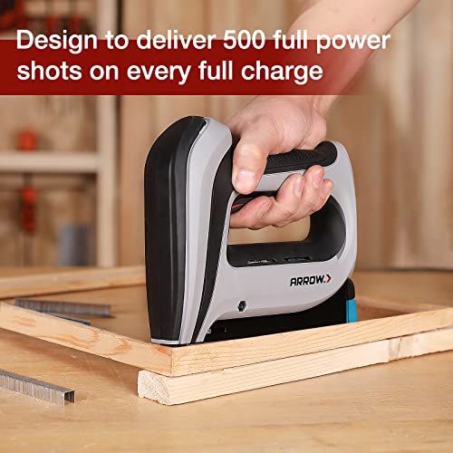 Arrow Cordless Staple Gun Kit with 3750 T50 Staples – 2.4 lb Electric Stapler