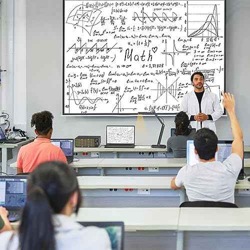 THUSTAR 8MP Document Camera & Webcam 4K with Dual Microphones, USB Visualiser A3-Size, 3-Level LED Lights, Image Invert Function, Fold, for Live Demo, Distance Education -Windows, macOS and Chrome OS
