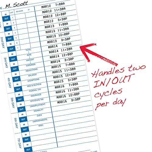 Pyramid¢â 30% Recycled Time Cards For Pyramid Models 3500 & 3700, 4" x 9", Pack Of 100