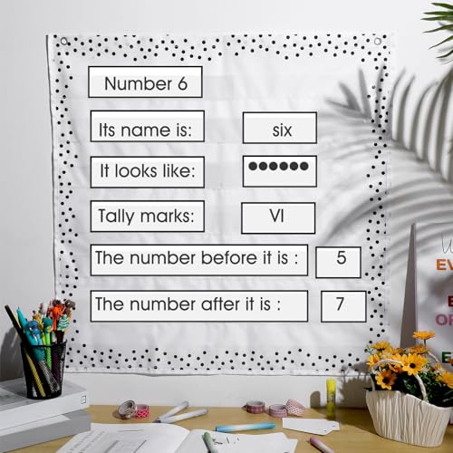 Boho 7-Pocket Classroom Organizer Chart - MotiMind Standard Size