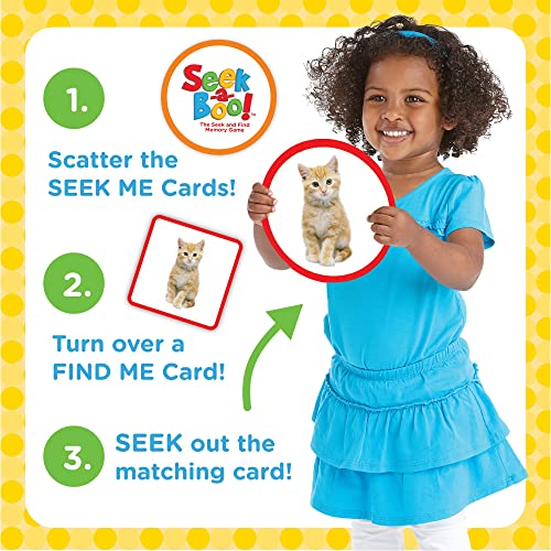 MindWare Seek-a-Boo Large Memory & Matching Toddler Flash Card Game