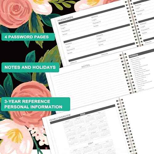 2026-2027 Monthly Planner/Calendar - 2 Year Planner 2026-2027, Jan 2026 - Dec 2027, Monthly Calendar 2026-2027 with Two-Side Pocket, 9'' x 11'', Tabs, Sturdy Binding