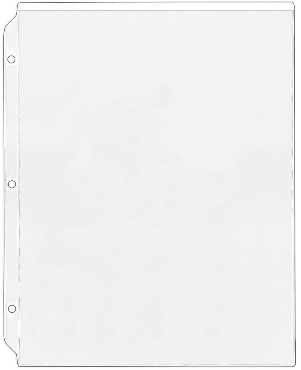 StoreSMART® - Clear Plastic Sheet Protector - 9" x 12" - for 3-Ring Binders - 10-Pack - SPT750-10