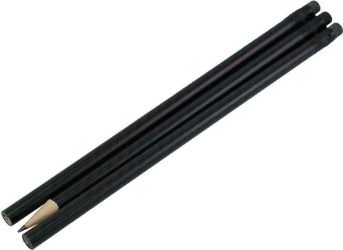 Alpen Glow Products Carbon Fiber Foil Pencils(Number 2HB Graphite) (Latex Free Erasers) (144 pencils In a Box)