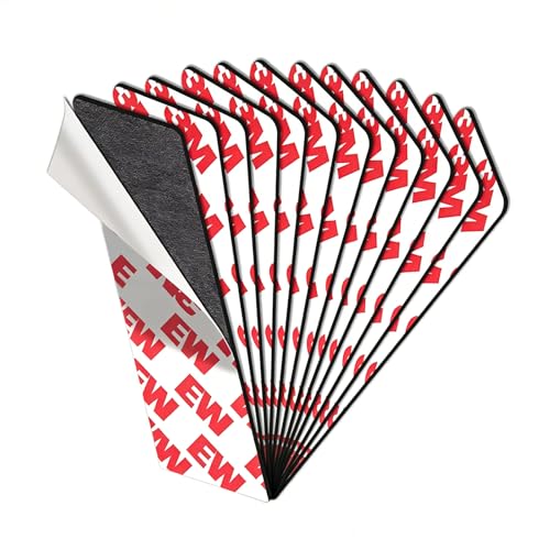 JINGZHAN 1x3 Inch Magnetic Tape 12 Pack with Strong Adhesive Backing - 75x25x2mm