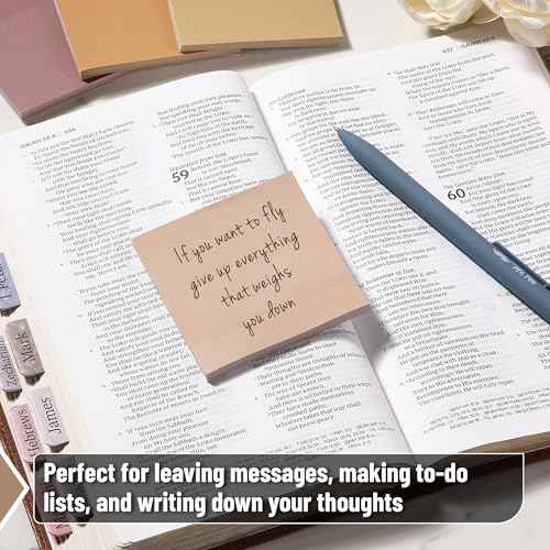 Mr. Pen- Sticky Notes, 3¡±x3¡±, 12 Pads, 600 Sheets, Vintage Brown Sticky Notes 3x3