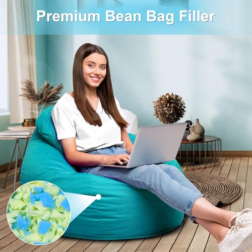 15LBS Bean Bag Filler – Shredded Memory Foam Refill