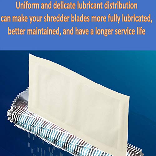 Paper Shredder Lubricant Sheets, Sharpening & Lubricating