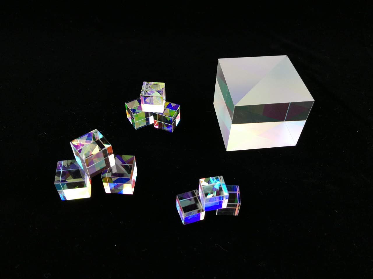 StayMax X-Cube RGB Prism - Stunning Light Dispersion for Physics & Home Decor | 1.33" Cube