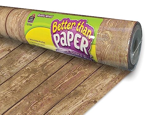 Teacher Created Resources Rustic Wood Bulletin Board Roll - Better Than Paper, Pinboard Style