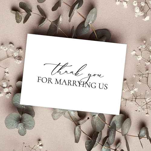 Wedding Day Card, Thank You for Marrying Us, Wedding Best Officiant Ever Gift