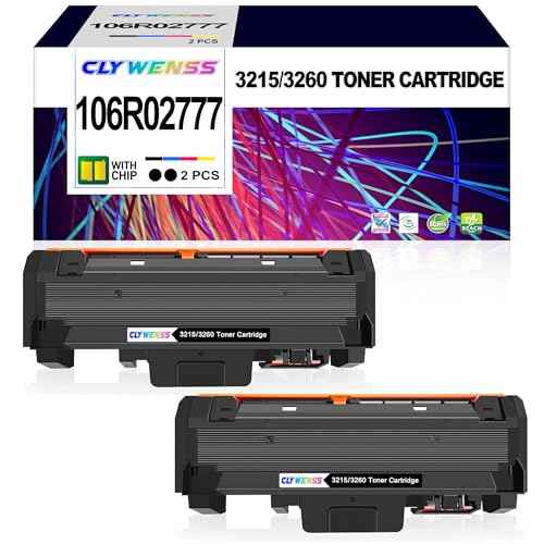 106R02777 Toner Cartridge Replacement for Xerox 106R02777 2BK for WorkCentre 3215 3225 Phaser 3260 3052 Series Printer (High Capacity, 2-Black)