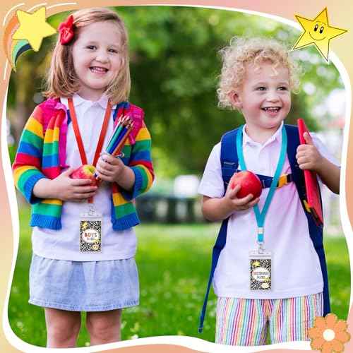 8 Pcs PVC Hall Pass for Classroom Composition Classroom Decor Unbreakable Hall Passes Lanyards Teachers Supplies Restroom, Library, Office, Elementary Cool for School Theme