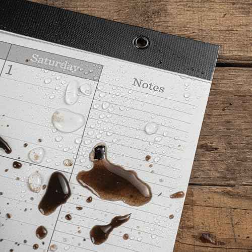 Rite in the Rain Dated 2025 Desk Calendar, 20" x 16", 13 Monthly Sheets (No. D2025M)