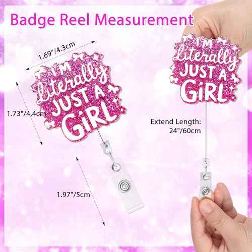 36 PCS Nurse Badge Reel Bulk Funny Retractable Badge Holders with Alligator Clips RN ICU MA LPN Badge Buddy Nursing Students Badge Accessories for Work