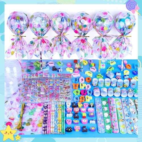 Giant Lollipop Birthday Goodie Bags, 24 Pack Lollipop Return Gifts for Birthday Party ? Fun Goodie Bags Classroom Rewards Students Gifts Class Prizes